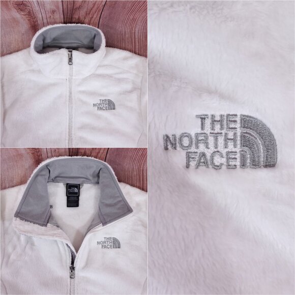 NWT The North Face Osito Jacket Womens Size Small TNF White Fleece Full ZIp Soft - Picture 6 of 15